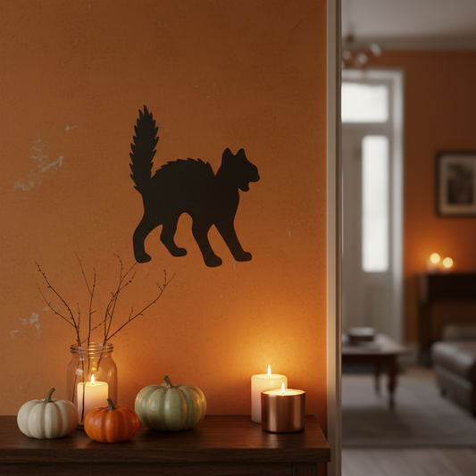 Scared Cat Stencil