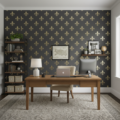 Fleur De Lis Stencil - Design 4