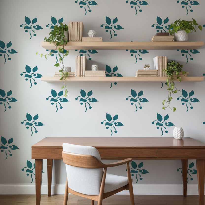 Flower Stencil - Design 6