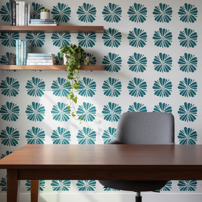 Flower Stencil - Design 10