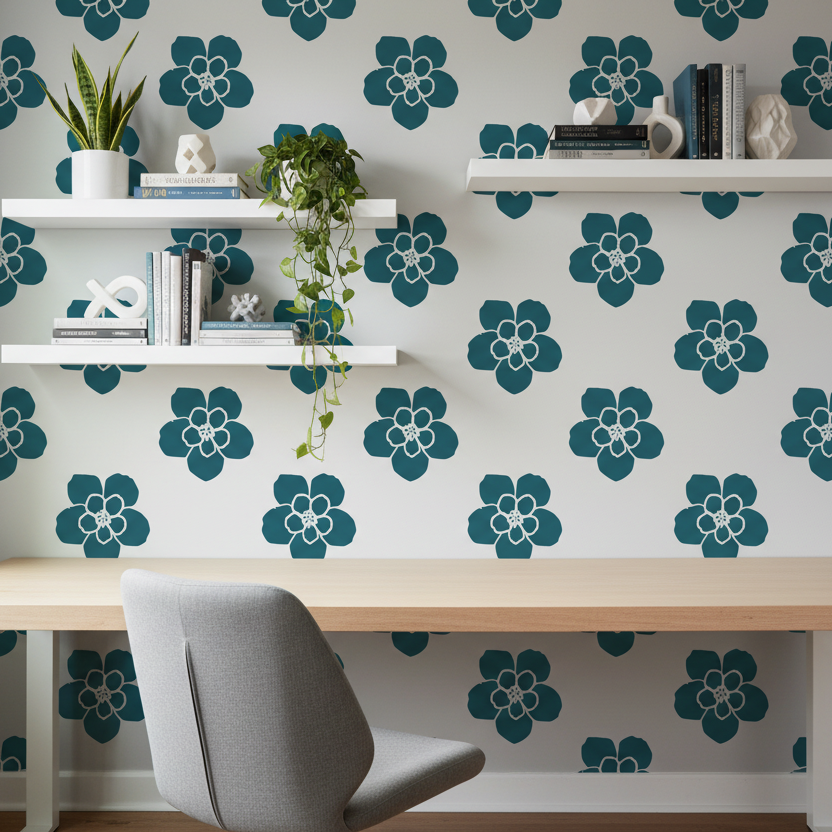 Flower Stencil - Design 4