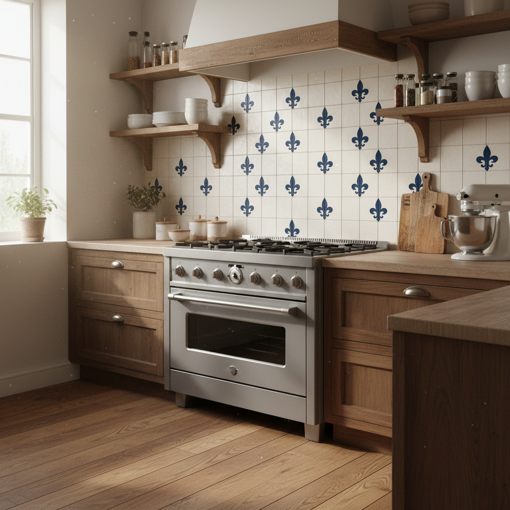 Fleur De Lis Stencil - Design 3