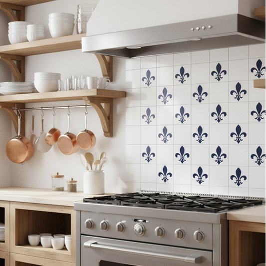 Fleur De Lis Stencil - Design 4