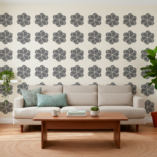 Flower Stencil - Design 9