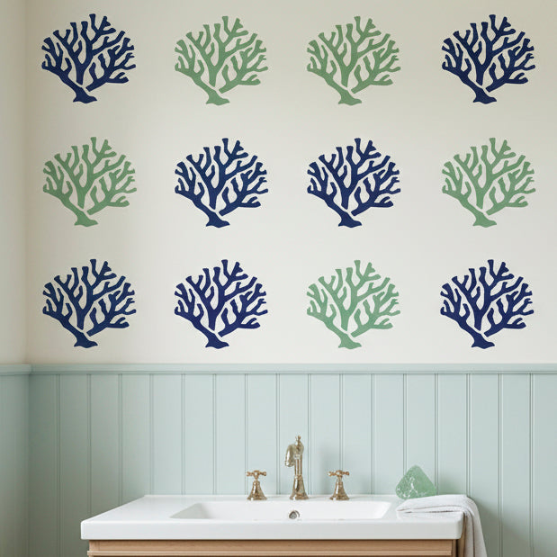 Coral Stencil