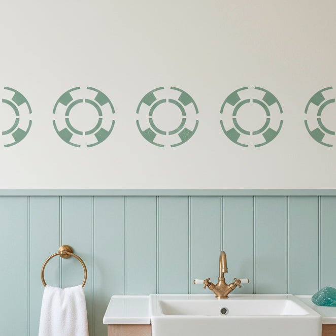 Life Buoy Stencil