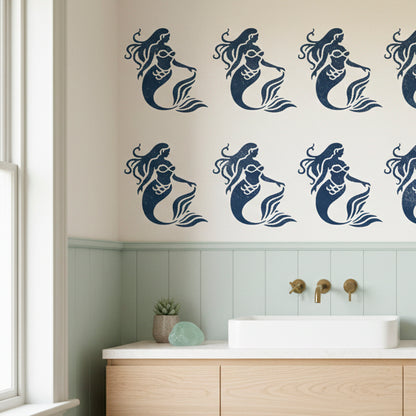 Mermaid Stencil