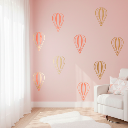 Hot Air Balloon Stencil