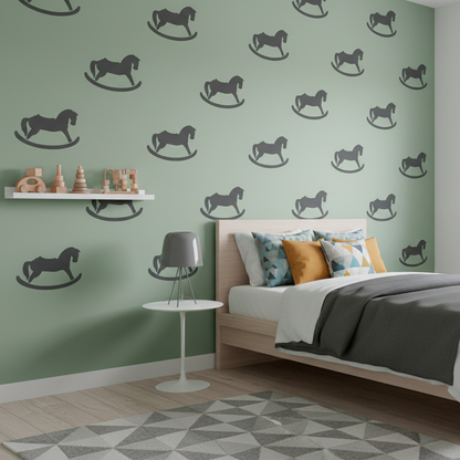 Rocking Horse Stencil