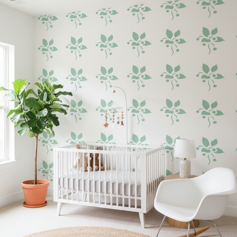 Flower Stencil - Design 6