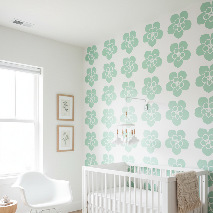 Flower Stencil - Design 4