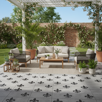 Fleur De Lis Stencil - Design 2