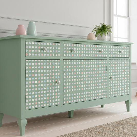 Polka Dot/Circle Pattern Stencil - Small