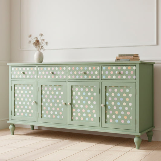 Polka Dot/Circle Pattern Stencil - Medium