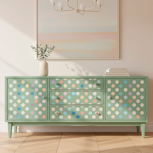 Polka Dot/Circle Pattern Stencil - Large