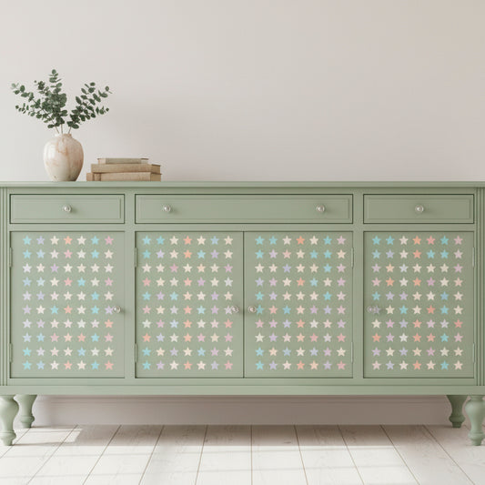 Stars Pattern Stencil - Design 1