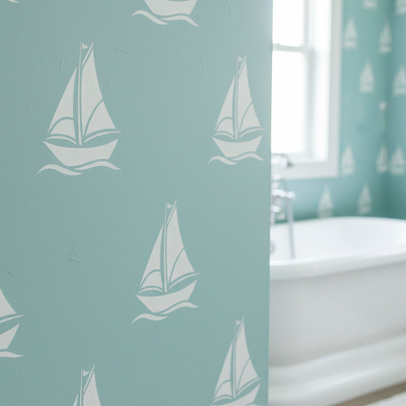 Sailboat Stencil