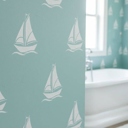 Sailboat Stencil