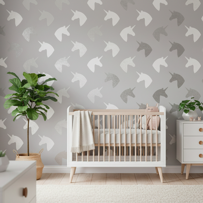 Unicorn Head Stencil