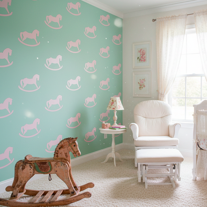 Rocking Horse Stencil