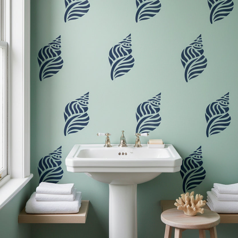 Conch Shell Stencil