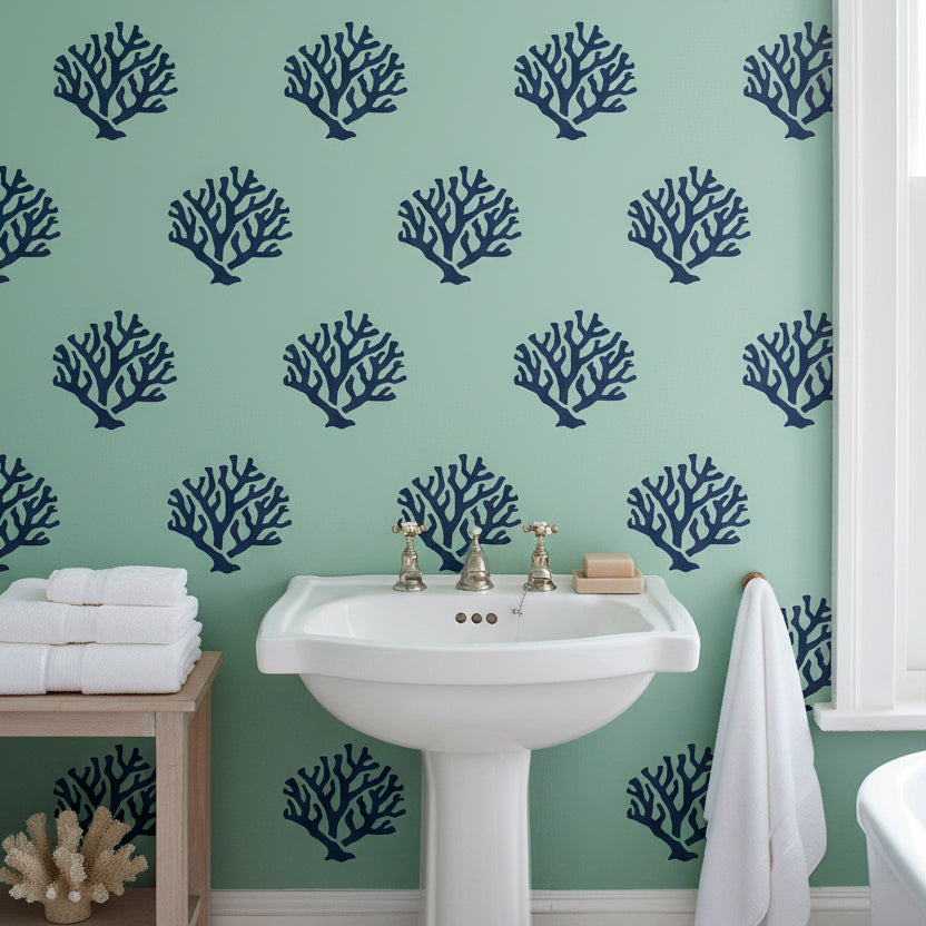 Coral Stencil