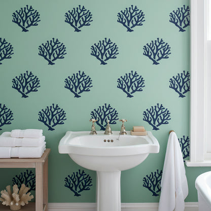 Coral Stencil