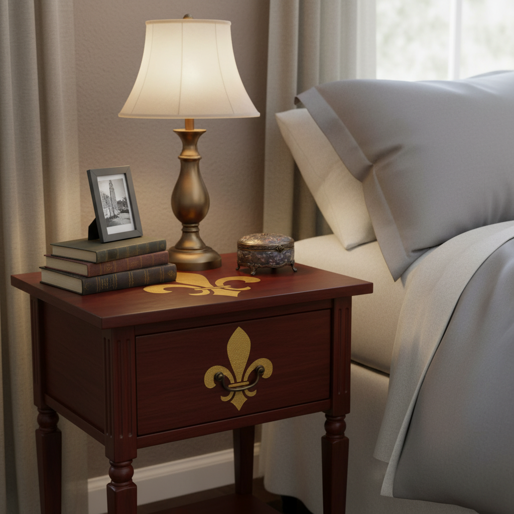 Fleur De Lis Stencil - Design 4