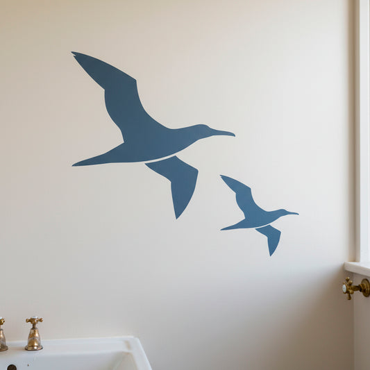 Flying Seagull Stencil