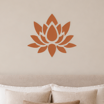 Lotus Floral Flower Stencil
