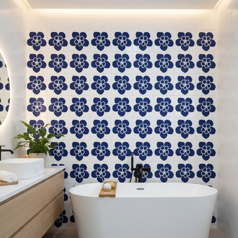 Flower Stencil - Design 4