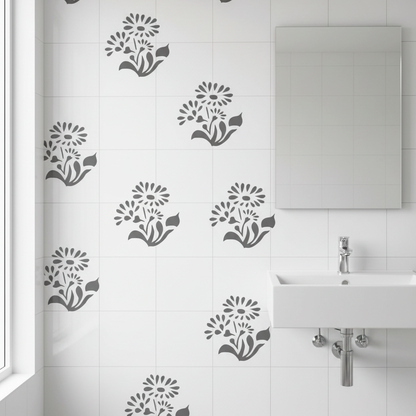 Flower Stencil - Design 1