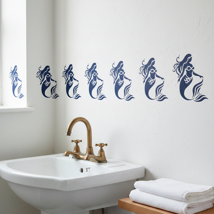 Mermaid Stencil