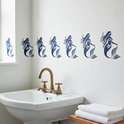 Mermaid Stencil
