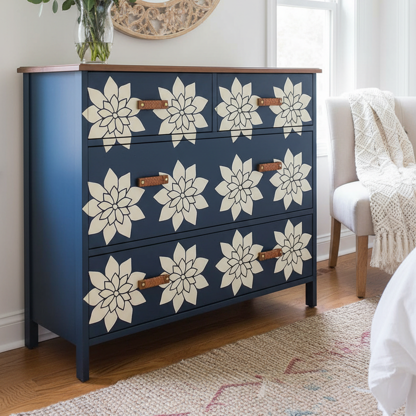 Flower Stencil - Design 7