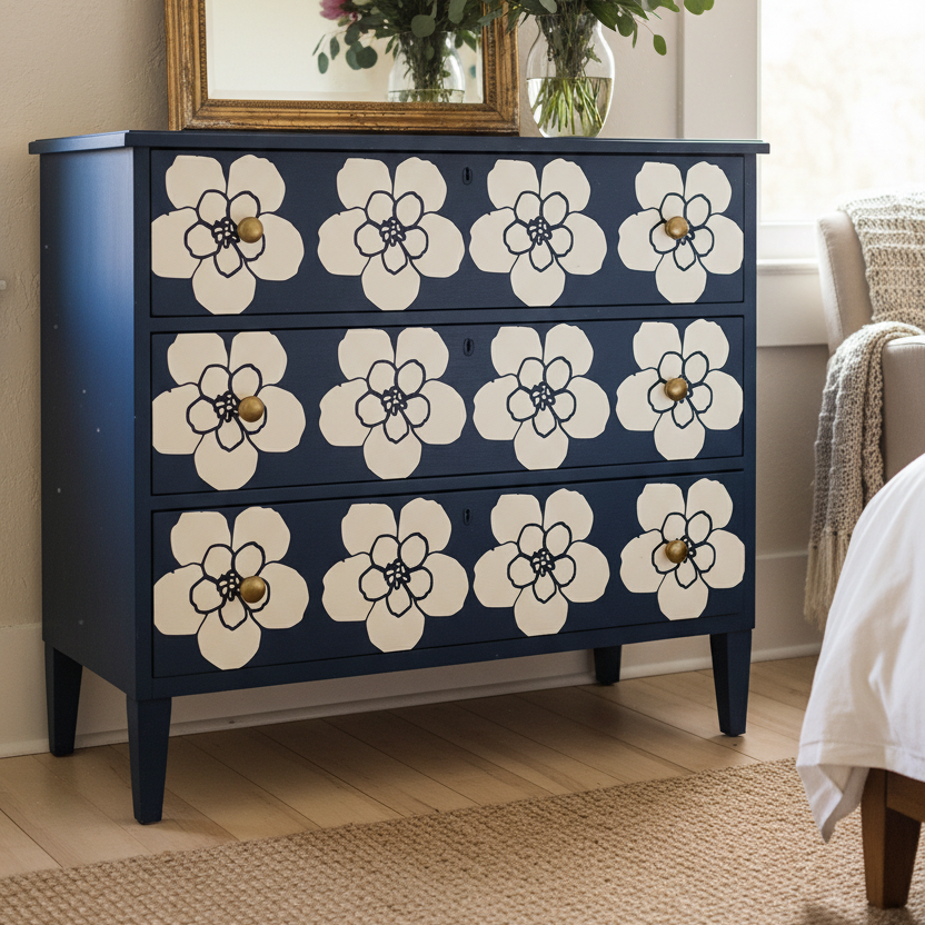 Flower Stencil - Design 4