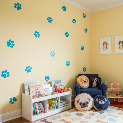 Paw Print Stencil