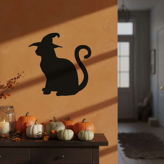 Witches Cat Stencil
