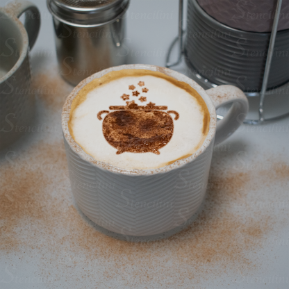 Cauldron - Reusable Coffee Stencil