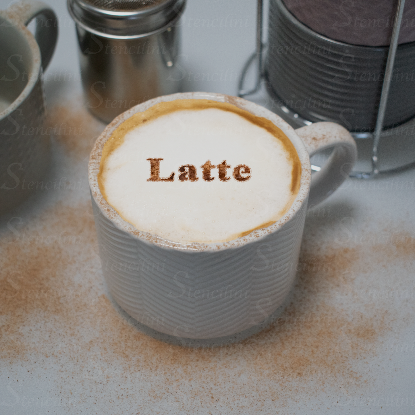 LATTE - Reusable Coffee Stencil